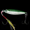 Jig de lance largo 7-30g para curricán, pesca en el mar, pesca desde embarcación, cebo jig artificial, simulación de pez plomado