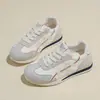 Tênis Feminino do Exército Alemão 2026 Primavera e Outono Novo Estilo Retro Forrest Gump Cabedal em Couro Solado Macio Confortável Tênis Esportivo Casual para Mulheres