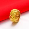 Anillo grande para hombre, joyería vietnamita chapada en oro, estrellas, lluvia de meteoritos, apertura suave, anillo grande para hombre, suministro al por mayor
