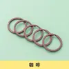 Llavero colorido pintado de 30 mm, aro de hierro color caramelo, accesorio para llavero, aro redondo, material para joyería DIY