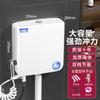 Inodoro de Pino Ballena Inodoro Tanque de Agua de Descarga Inodoro Doméstico Inodoro de Sentadilla Tanque de Agua de Ahorro de Energía de Gran Potencia Inodoro de Sentadilla Montado en la Pared