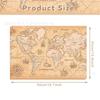 Wx094 Mapa Mundial Retro Papel Sydney 17g Regalo Caramelo Papel de Envoltura a Prueba de Humedad Papel de Seda Decorativo Náutico