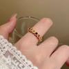 Anillo Abierto Anillo para Mujer Estilo Frío Juego de Anillos Estilo Dulce y Cool Sexy Joyería Anillo de Mariposa de Alta Gama Anillo