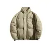 Jaqueta Grossa de Algodão Suede Estilo Retro Americano para Homens e Mulheres, Nova Jaqueta Puffer Grossa de Inverno, Casaco de Algodão de Marca Tendência para Casais