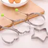 Chuangjian acero inoxidable 304 artefacto para huevo frito creativo para padres e hijos DIY modelo de bola de arroz molde para huevo escalfado huevo frito para el hogar