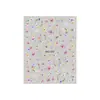 Guirnalda Hermosa y Colorida de Primavera y Verano Pegatinas para Uñas con Relieve Estilo Pintura al Óleo Pegatinas de Flores de Primavera Tridimensionales Pegatinas de Uñas para Niñas