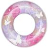 Boia Infantil Inflável Dream Butterfly Boia Infantil Inflável Assento com Capota Anti-capotamento para Bebê Círculo de Calças Afundadas
