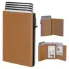 Carteira Transfronteiriça Fibra de Carbono Liga de Alumínio Metal Porta-Cartões 70% de Desconto Porta-Cartões Anti-Roubo Rfid Casual para Homens