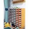 Caixa de Gaveta Modular Componente Espessada Caixa de Plástico para Armazenamento de Peças Caixa Organizadora Caixa para Armazenamento de Celular Caixa para Ferramentas e Equipamentos