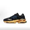 9060 Sapatos Baixos Absorventes de Choque, Antiderrapantes e Resistentes ao Desgaste, Tênis Casuais Modernos para Homens e Mulheres, Estilo Esportivo Respirável Cinza e Branco, Tênis Pai