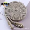 Cordón con Capucha para Chaqueta de Plumas, Punta de Goma Suave, Cordón de Cintura de Nylon Engrosado de 0.8 cm, Cordón Plano de Colores en Stock, Venta al por Mayor de Fábrica