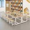 Mesa de Estudio Artístico para Estudiantes, Mesa de Pintura, Mesa de Entrenamiento, Mesa de Caligrafía Hecha a Mano, Mesa de Estudio para Niños, Mesa de Pintura de Vidrio para Jardín de Infancia