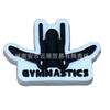 Hebilla de zapato de la serie de gimnasia deportiva, PVC, gota de plástico, flor de zapato, dibujos animados, lindo PVC, accesorios de zapato extraíbles, bricolaje