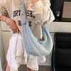 Bolso de Mezclilla Estilo Academia para Mujer 2025 Nuevo Moderno de Moda Corea del Sur Bolso Silla Casual Gran Capacidad Bolso Cruzado