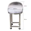 Mesa de Corte de Porco, Rack Suspenso para Carne de Açougue, Vitrine Refrigerada para Carnes Frescas de Supermercado Comercial, Bancada de Aço Inoxidável para Cortar e Vender Carne