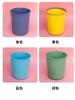 Cubo de Basura de Plástico para Uso Doméstico, Engrosado, para Sala de Estar, Cocina, Baño, Alto Valor Estético, Tamaño Grande para Almacenamiento de Oficina, Sin Tapa
