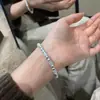 Contas de Transferência Prata Pulseira de Diamante Impopular Design de Alto Padrão para Mulheres Joias de Mão Atacado Joias de Mão Contas de Joia para Meninas
