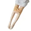 Leggings con pies de forro polar color piel para otoño e invierno, Medias adelgazantes para mujer para usar en capas, Pantalones base térmicos engrosados