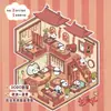Pegatinas Grandes de Paisajismo Nuevas Pegatinas de Escena Miniatura Apilables Pegatinas de Cabaña Estéreo Descompresión Pegatinas de Paisajismo Hechas a Mano para Niños