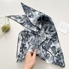 2025 Nuevo Pañuelo Triangular Mezcla de Seda y Algodón Moda de Primavera y Verano para Mujer Pañuelo Pequeño Versátil Decoración para la Cabeza