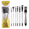 Set de Pinceles de Madera de 7 Piezas Transfronterizo Nylon Pintura Acrílico Gouache Acuarela Óleo Pinceles Pinceles de Pintura Artística