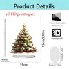 Carrusel Navideño de Producto Nuevo Transfronterizo Soporte Acrílico 2D Decoración para Intercambio de Regalos Navideños Muebles para el Hogar