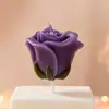Velas de Aniversário Personalizadas em Formato de Flor Rosa Tridimensional, Pedido de Casamento no Dia dos Namorados, Declaração, Decoração de Casamento, Velas Moldadas, Atacado de Fábrica