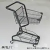 Carrito de Compras de Ciudad Carrito con Cesta de Doble Capa Tienda de Compras Grupales de Snacks de Celebridad de Internet Máquina de Garra Cochecito Ligero de Doble Capa KTV