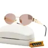 Gafas de sol Estilo Caperucita Roja para Mujer Tendencia 2024 Metálicas Estilo Western Gafas de Sol para Hombre Ojo de Gato Ovaladas Patas Anchas Mismo Estilo que las Celebridades de Internet