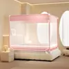La Fábrica de Origen Puede Personalizar y Vender al por Mayor Mosquiteros de Grado A para Maternidad e Infancia con Tres Aberturas para Bebés y Niños, que Cuentan con Características Anticaídas y Antimosquitos