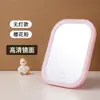 Espejo de Belleza LED de Escritorio de Alta Apariencia con Soporte Plegable para Montar en Pared Espejo de Maquillaje para Casa de Alquiler Recargable