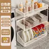 Estante de almacenamiento para baño, organizador de detergente para ropa de varios niveles para el baño, estante de almacenamiento móvil para inodoro y lavabo para espacios estrechos