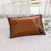 Almofada de Verão Adulto Esteira Refrescante de Bambu Almofada de Rattan Almofada de Chá Respirável Dormitório de Estudante Solteiro Almofada de Trigo Sarraceno Almofada de Suporte de Pescoço de Verão