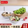 Bol de Ensalada de Acero Inoxidable para Hotel Transfronterizo, Bol de Frutas, Bandeja para Dulces y Snacks, Bol de Cocina y Comedor, Moderno y Sencillo