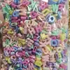 Prata 26 Letras do Alfabeto Inglês Nome Contas Soltas Pingente Pinyin Colar de Contas Pulseira Trançada Acessórios de Joias DIY