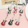 Acessórios de guitarra com estilo punk europeu e americano transfronteiriço com design de gota para DIY hip-hop música colar acessórios para roupas masculinas e femininas Amazon