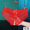 Yan Beiwei una generación de ropa interior para damas verano delgada malla semipermeable bordado viento nacional tiro bajo pantalones entrepierna abierta 574