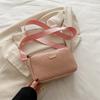 Bolsos de Mujer 2025 Patrón Nueva Ola Bolso Cuadrado Pequeño Bolso de Cámara Estampado Bolso de Hombro Casual con Alto Valor de Apariencia