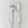 Leggings de invierno para niñas, ropa exterior gruesa, pantimedias para niños, pantalones de PP grandes con dibujos animados para niñas, todo en uno
