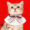 Toalla nueva para saliva de perro, bufanda para mascota, babero para gato pequeño y mediano, accesorios para mascota, babero, pajarita, suministros