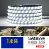 Tira de Luces LED Super Brillante 180 LEDs Cinco Filas Exterior Impermeable Ingeniería 220V Techo Hogar Pared de Fondo Tira de Luz Suave