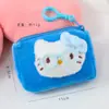 Bolsa de Monedas de Muñeca Gatito Lindo de Dibujos Animados Colgante Decorativo para Bolso de Estudiante Portátil Peluche Bolsa para Auriculares Bluetooth Venta al por Mayor