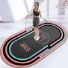Colchoneta insonorizada para saltar la cuerda, colchoneta amortiguadora, colchoneta de yoga grande, colchoneta deportiva de interior gruesa, antideslizante, para fitness en casa, silenciosa