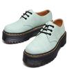 Botas cortas Epiden 1461 de cuero genuino con suela gruesa y tres agujeros para mujer, estilo británico, estilo informal, con punta redonda y plataforma para estudiantes.