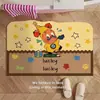 Alfombrilla de Piso de Tierra de Diatomeas de Dibujos Animados, Alfombrilla Absorbente de Agua Antideslizante para Baño, Alfombrilla Decorativa Linda para la Entrada del Baño, Disponible para Dropshipping