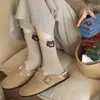 Meias Versáteis de Cano Médio para Outono e Inverno para Mulheres, Meias Curtas Bordadas com Urso de Desenho Animado, Meias Grossas Quentes em Tons Terrosos