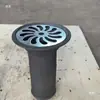 Bocal de Sino de Ferro Fundido Calha Telhado Terraço Descarga Direta Calha de Água da Chuva Tipo 87 Plug-in Interno Soquete de Calha de Água da Chuva Ralo de Piso Redondo