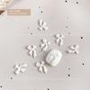 Nuevos Accesorios para Decoración de Uñas: Lazos, Estilo Dulce y Fresco, Populares Decoraciones de Resina para Uñas Mariposa con Lazo de Cinta 3D