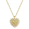 [Acero titanio] Elegante collar de diamantes con circonitas geométricas, cadena de clavícula para mujer, cadena de acero titanio.