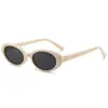 Gafas de Sol Retro Ovaladas de Marco Pequeño con Personalidad de Venta Caliente Transfronteriza Artículo Popular de Celebridad de Internet Xi Yin Europeas y Americanas Amazon